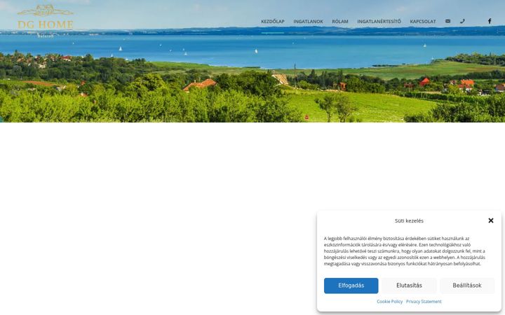 Screenshot of dghomebalaton.hu