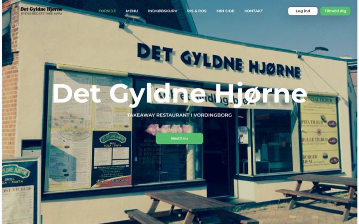 Screenshot of dghpizza.dk