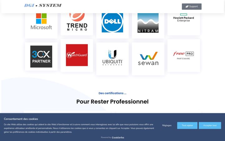 Screenshot of dgi-system.fr