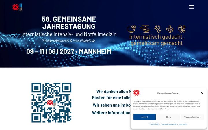 Screenshot of dgiin-jahrestagung.de