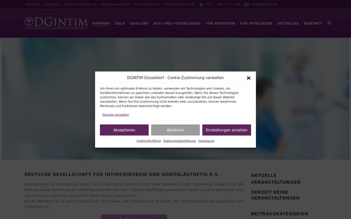 Screenshot of dgintim.de