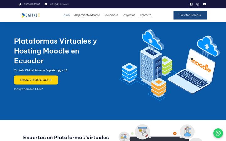 Screenshot von dgitalx.com