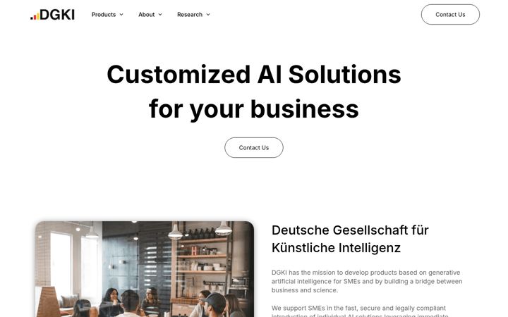 Screenshot of dgki.org