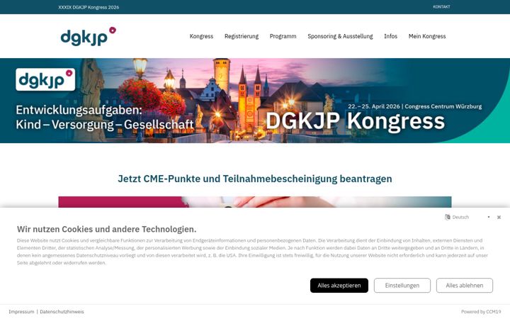 Screenshot of dgkjp-kongress.de