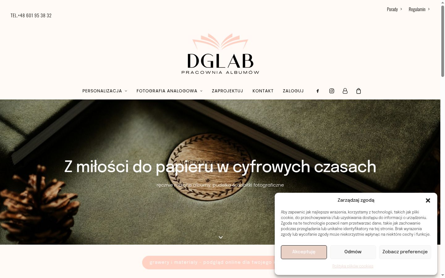 Screenshot tal-banner tal-kunsens muri qabel kwalunkwe interazzjoni