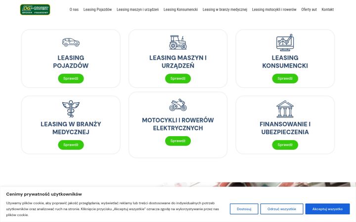 Snímek obrazovky dgleasing.pl