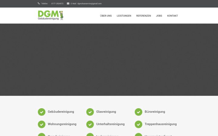 Screenshot of dgm-cleanservice.de
