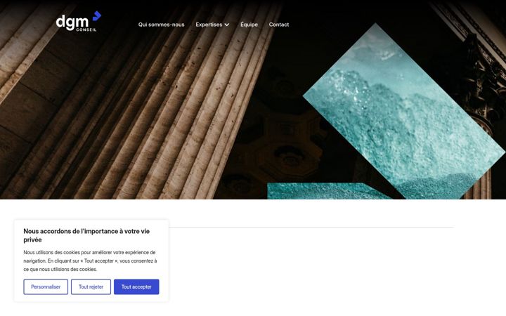 Screenshot of dgm-conseil.fr