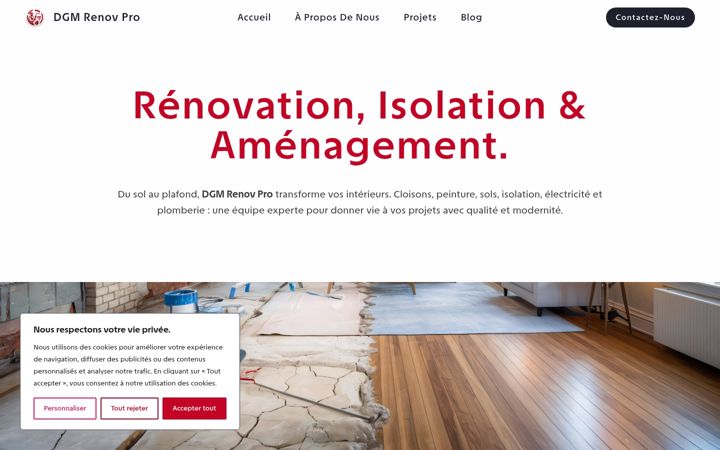 Screenshot of dgm-renovpro.com