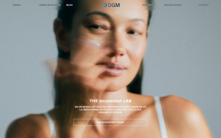 Screenshot von dgmcosmetica.es