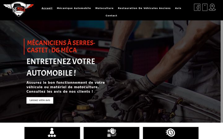 Screenshot of dgmeca.fr