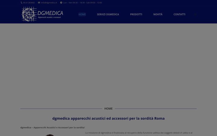 Screenshot of dgmedica.it