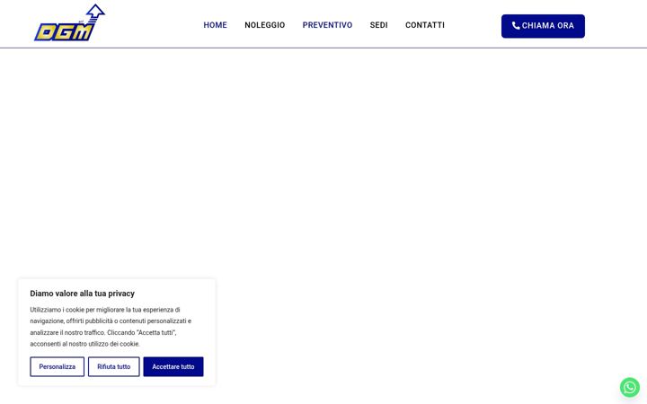 Screenshot of dgmnoleggi.it