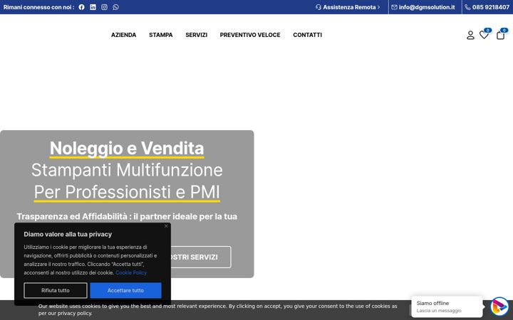 Screenshot of dgmsolution.it