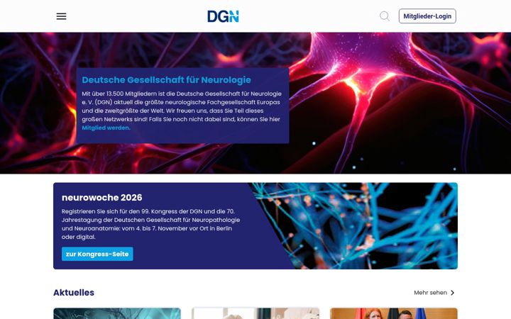 Screenshot of dgn.org