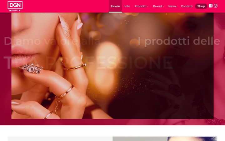 Screenshot of dgnbeauty.it