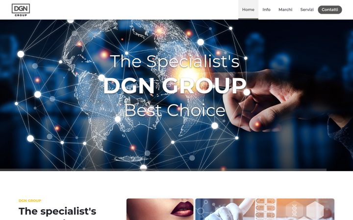 Screenshot of dgngroup.it