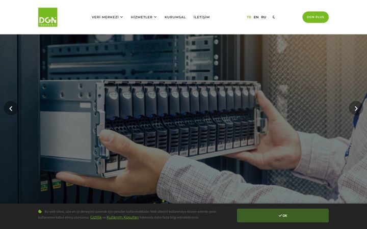Screenshot of dgntek.com