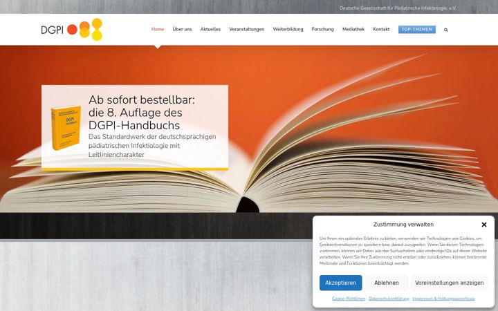 Screenshot of dgpi.de