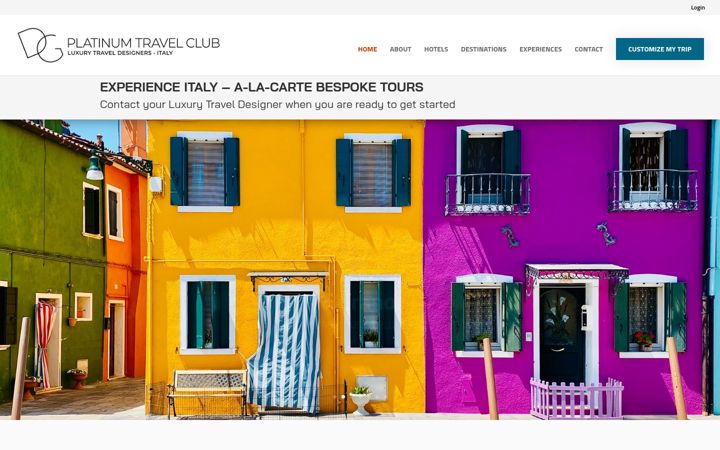 Екранна снимка на dgplatinumtravel.it