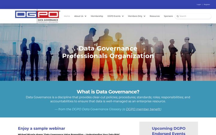 Screenshot of dgpo.org