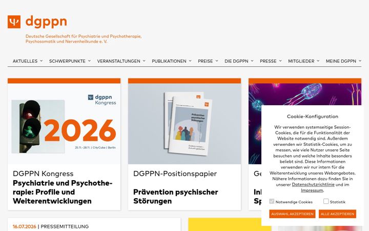 Screenshot of dgppn.de