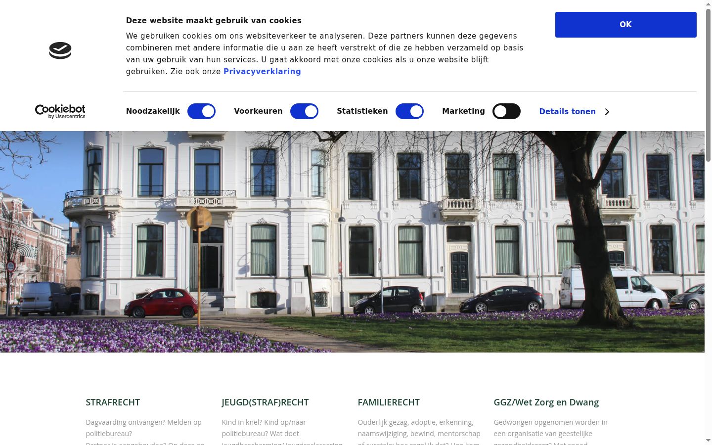 Snímek obrazovky baneru souhlasu zobrazeného před jakoukoli interakcí