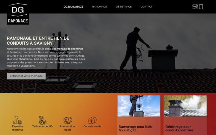 Screenshot of dgramonage.fr