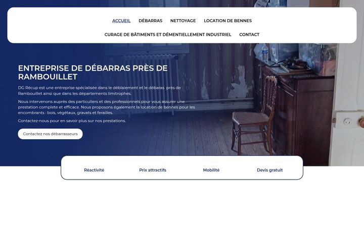 Screenshot of dgrecup-debarras-nettoyage.fr
