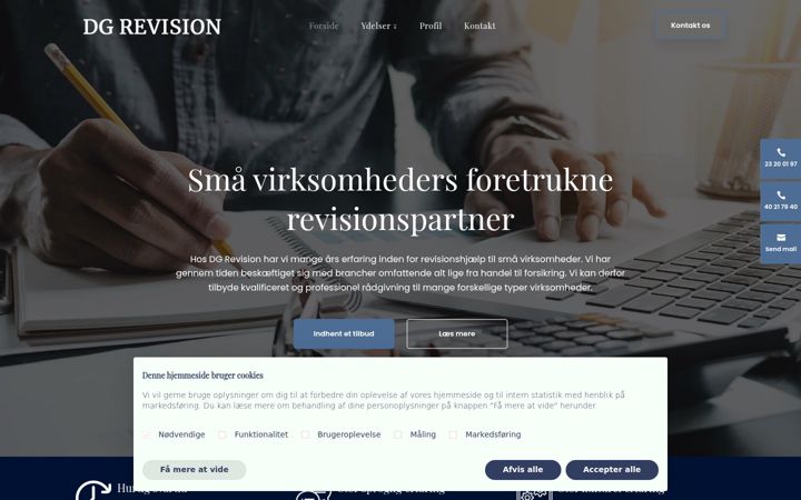 Zrzut ekranu dgrevision.dk