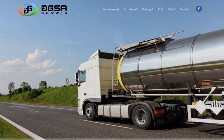 Snímek obrazovky dgsa-serwis.pl