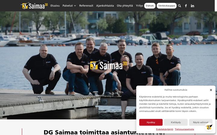 Screenshot di dgsaimaa.fi