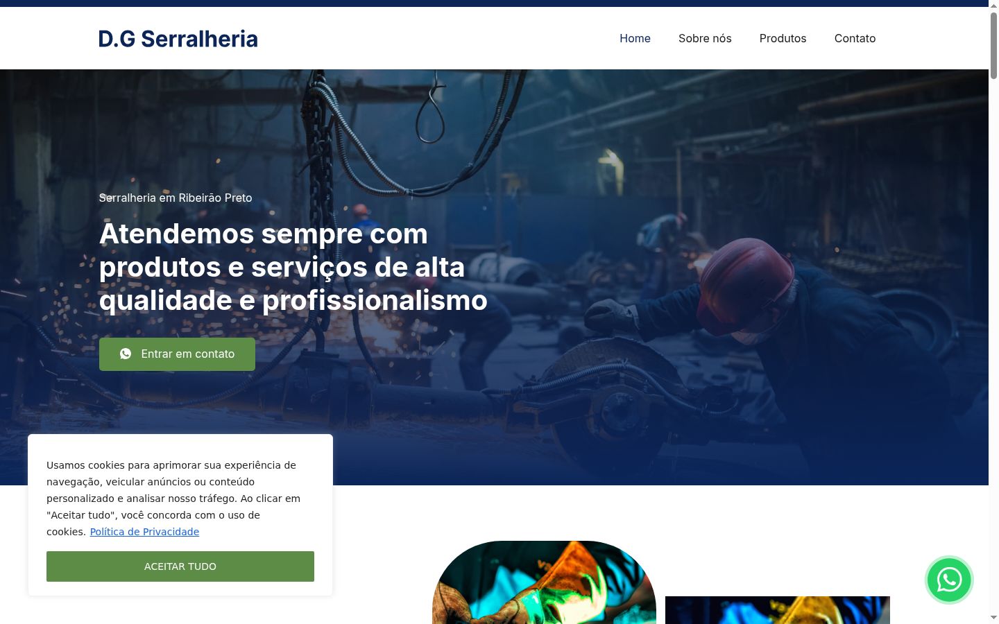 Captura de pantalla del banner de consentimiento mostrado antes de cualquier interacción