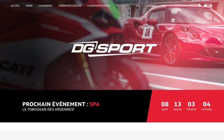 Screenshot of dgsportnewwebseite.eu