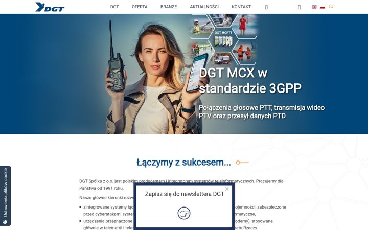 Screenshot of dgt.eu