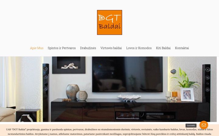 Screenshot ta' dgtbaldai.lt