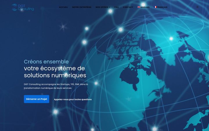 Screenshot van dgtconsulting.fr