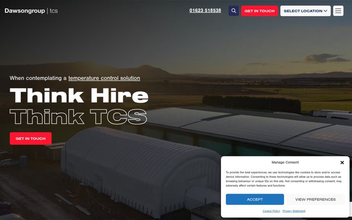 Screenshot of dgtcs.co.uk