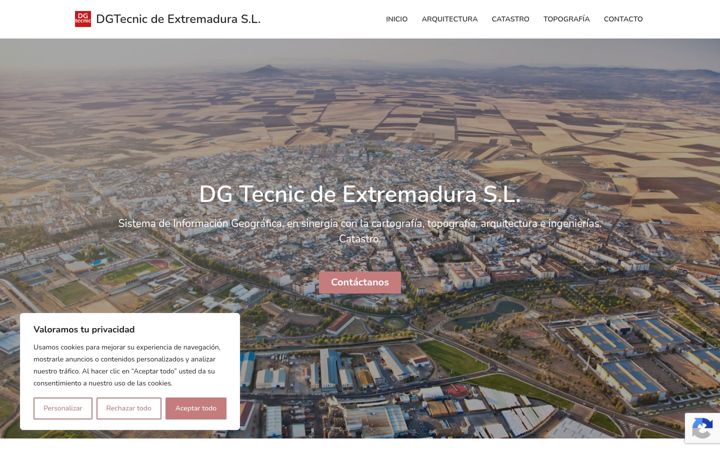Captură de ecran a dgtecnic.es