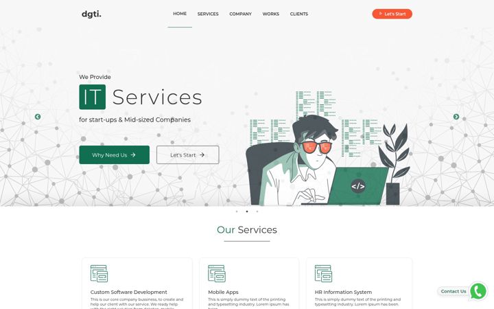 Screenshot von dgti.co.id