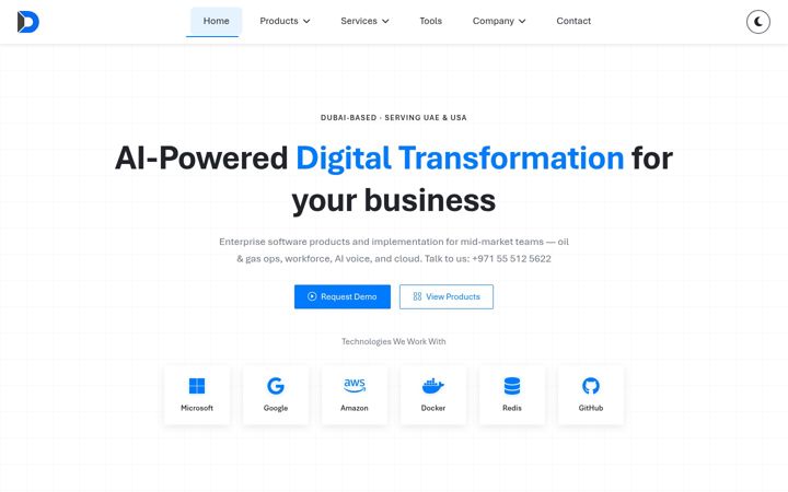Screenshot of dgtia.com