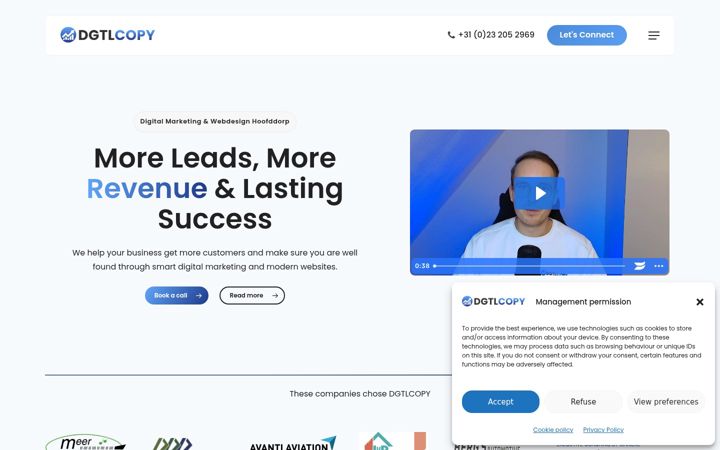 Screenshot of dgtlcopy.com