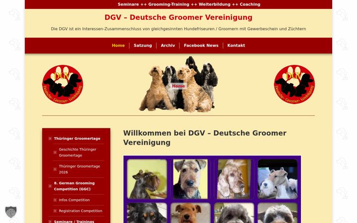 Screenshot di dgv-groomer-vereinigung.de