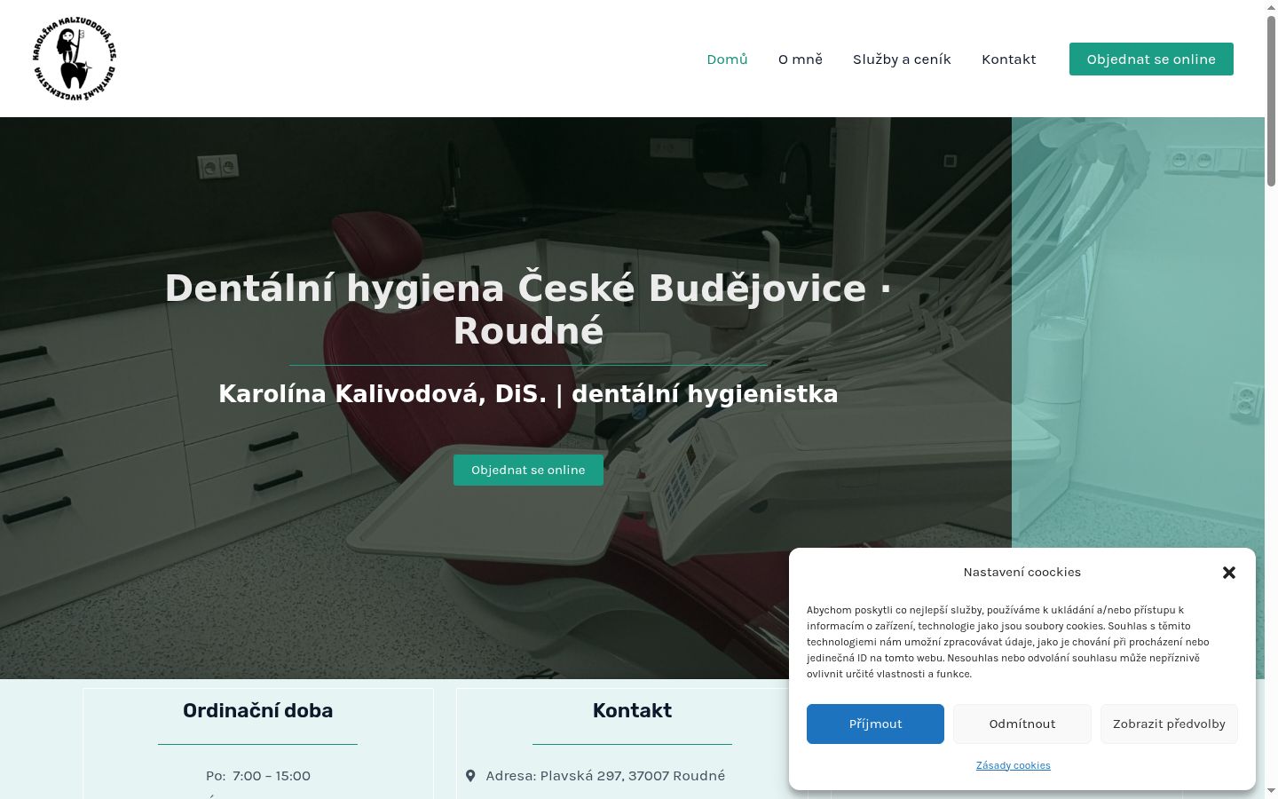 Snímek obrazovky baneru souhlasu zobrazeného před jakoukoli interakcí