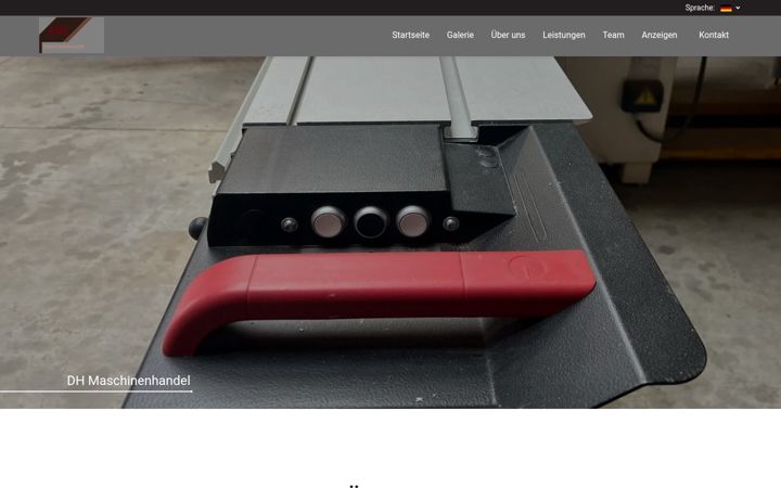 Ekrano kopija dh-maschinenhandel.de