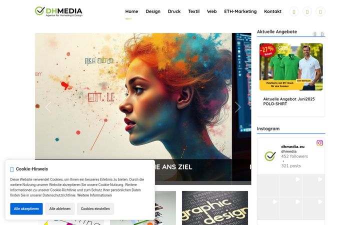 Screenshot of dh-media.eu