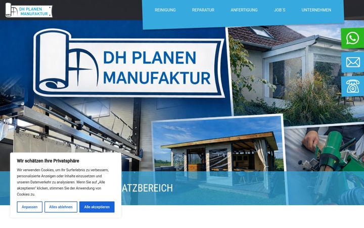 Ekrano kopija dh-planenmanufaktur.de