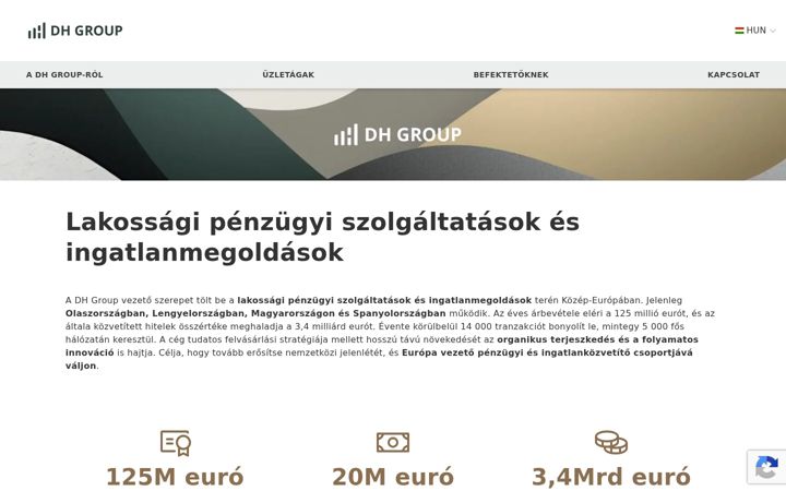 Screenshot of dh.group