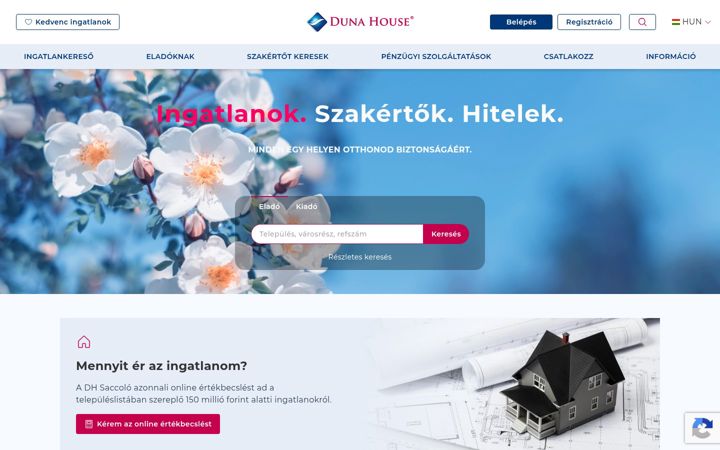 Screenshot of dh.hu