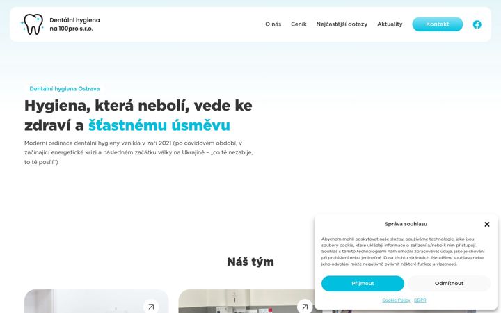 Snímek obrazovky dh100pro.cz